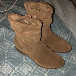 Suede booties